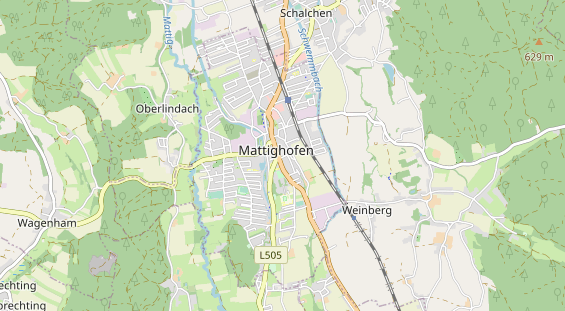 Destinazione dell'escursione sulla carta