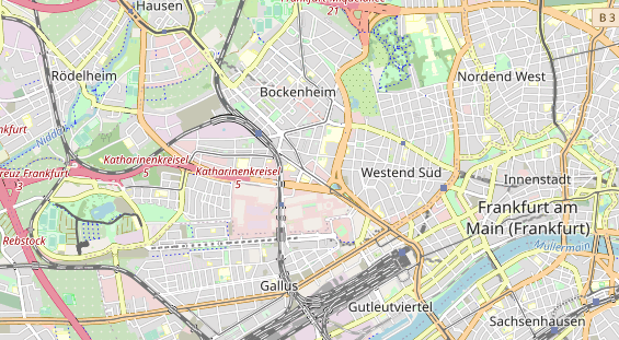 Destination d'excursion sur la carte