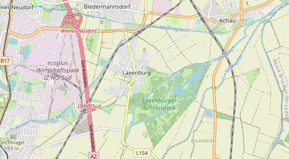 Ausflugsziel auf Karte