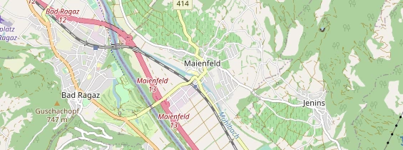 Ausflugsziel auf Karte