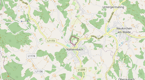 Destination d'excursion sur la carte