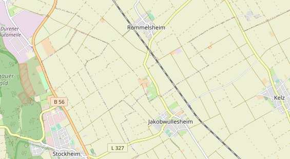 Excursiebestemming op kaart