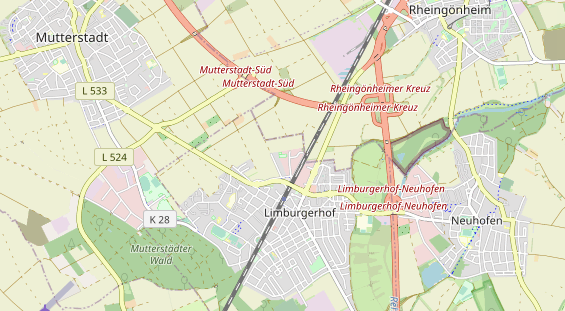 Destinazione dell'escursione sulla carta