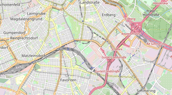 Destination d'excursion sur la carte