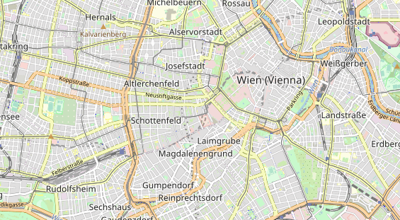 Destinazione dell'escursione sulla carta