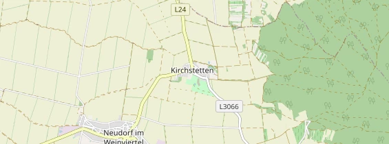 Excursiebestemming op kaart