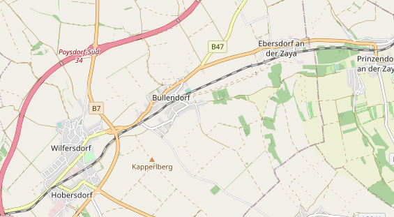 Destinazione dell'escursione sulla carta