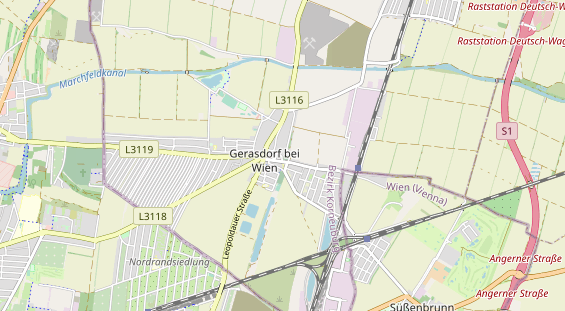 Destination d'excursion sur la carte