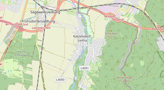 Destination d'excursion sur la carte