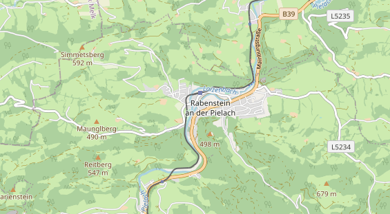 Ausflugsziel auf Karte