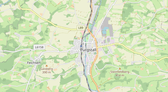 Excursiebestemming op kaart