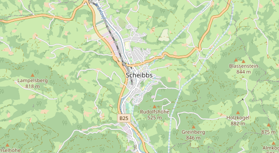 Ausflugsziel auf Karte