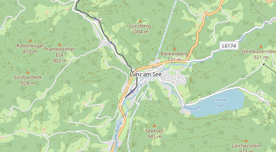 Ausflugsziel auf Karte