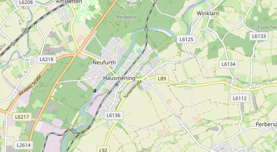 Excursiebestemming op kaart