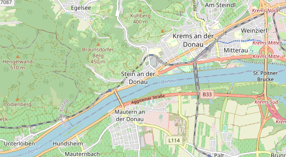 Destination d'excursion sur la carte