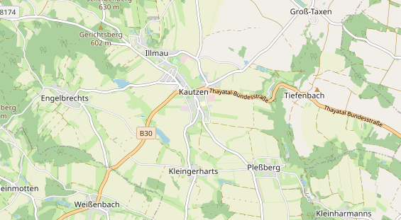 Destination d'excursion sur la carte