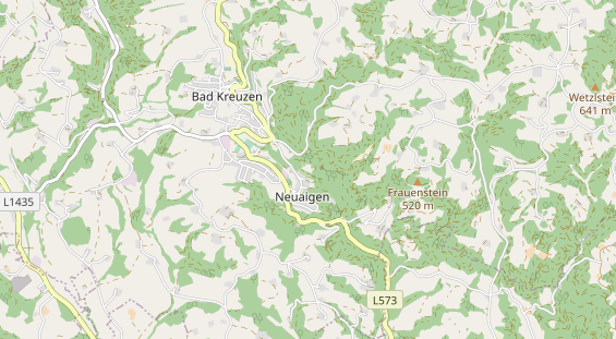 Destinazione dell'escursione sulla carta