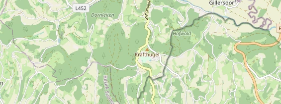 Excursiebestemming op kaart