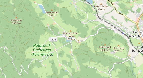 Ausflugsziel auf Karte