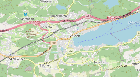 Ausflugsziel auf Karte