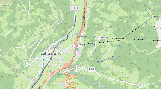 Ausflugsziel auf Karte