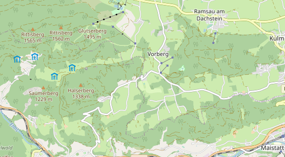Ausflugsziel auf Karte