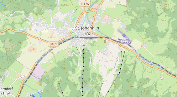 Destination d'excursion sur la carte