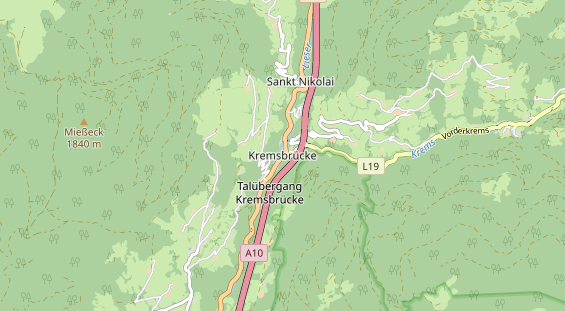 Ausflugsziel auf Karte