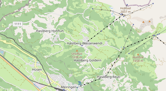 Ausflugsziel auf Karte