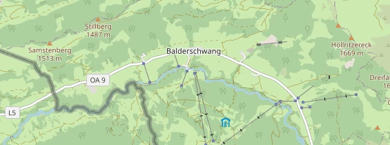 Destination d'excursion sur la carte