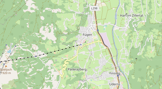 Ausflugsziel auf Karte