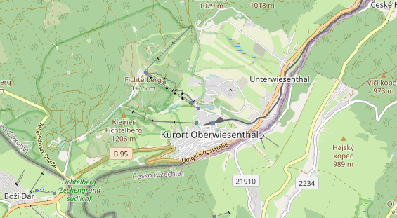 Ausflugsziel auf Karte