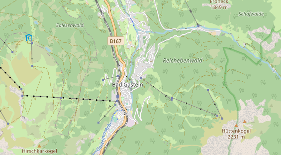 Ausflugsziel auf Karte