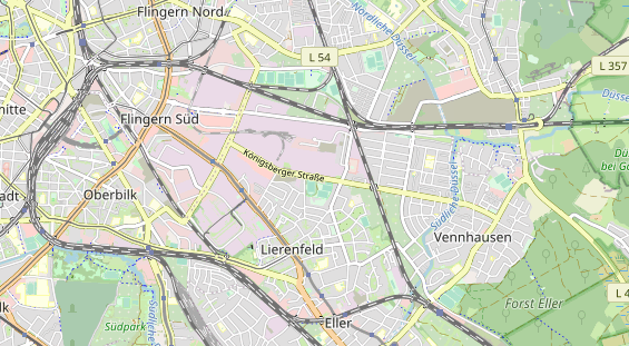 Excursiebestemming op kaart