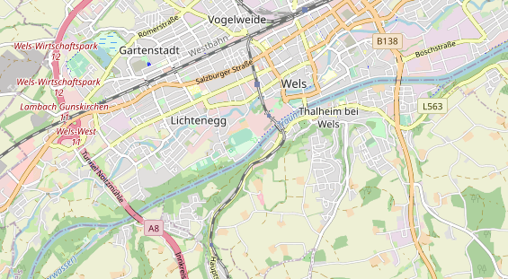 Destination d'excursion sur la carte