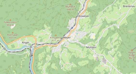 Ausflugsziel auf Karte