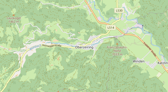 Destination d'excursion sur la carte