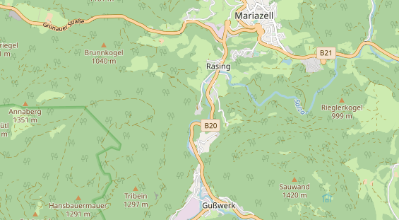 Ausflugsziel auf Karte