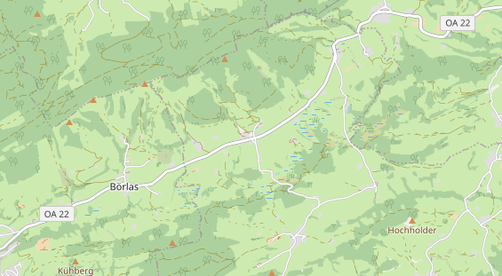 Destination d'excursion sur la carte