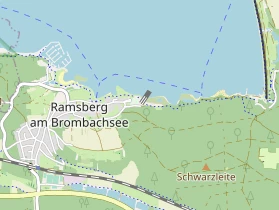 Destination d'excursion sur la carte