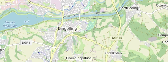 Destination d'excursion sur la carte