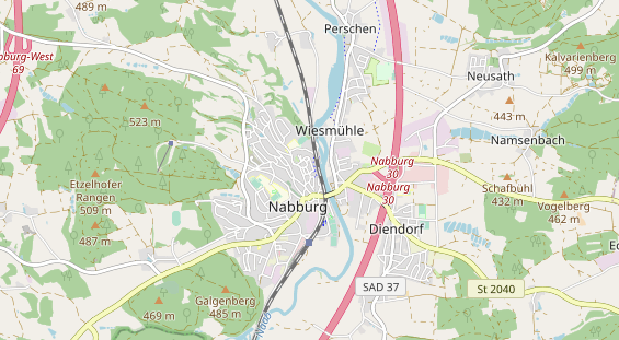 Ausflugsziel auf Karte