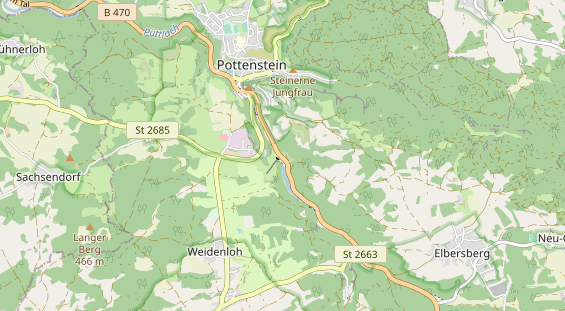 Ausflugsziel auf Karte