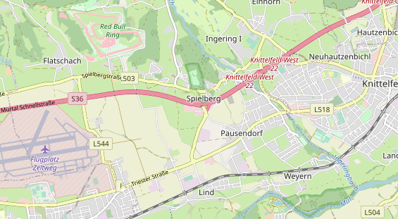 Ausflugsziel auf Karte