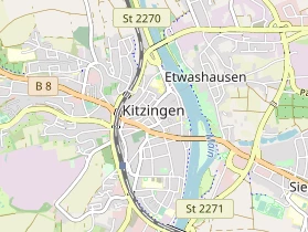 Destinazione dell'escursione sulla carta