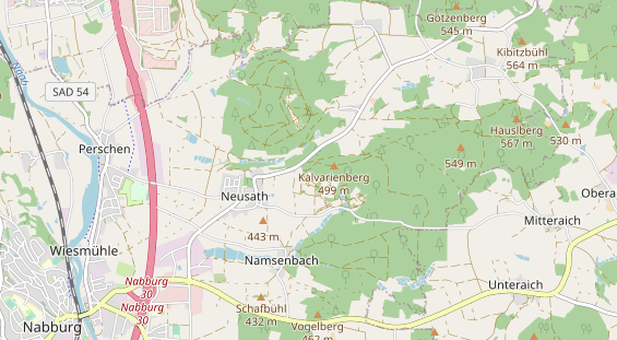 Ausflugsziel auf Karte