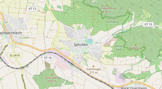 Destination d'excursion sur la carte