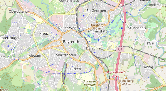 Destination d'excursion sur la carte