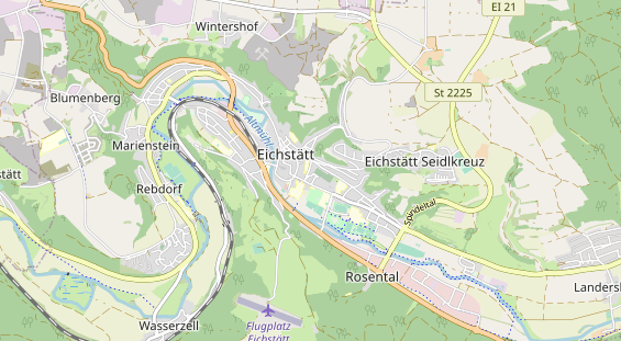 Ausflugsziel auf Karte