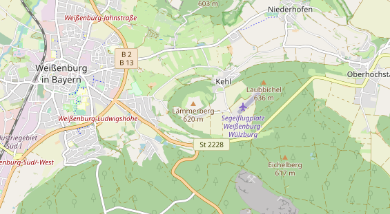 Destination d'excursion sur la carte